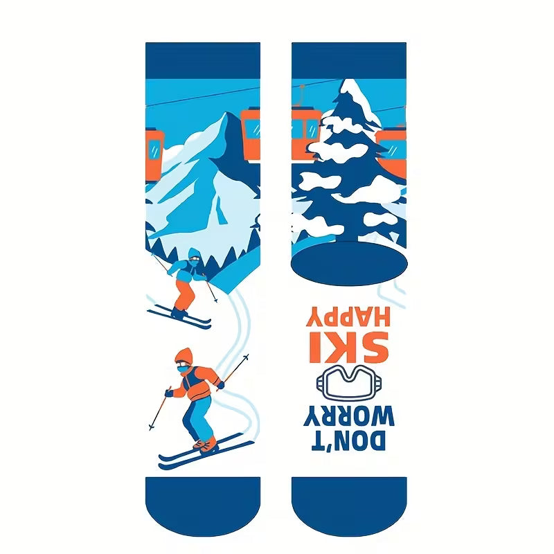 «Don’t Worry, Ski Happy» – morsomme skisokker