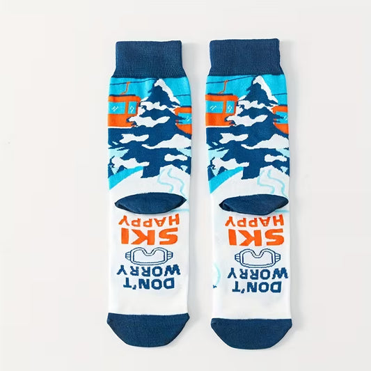 «Don’t Worry, Ski Happy» – morsomme skisokker