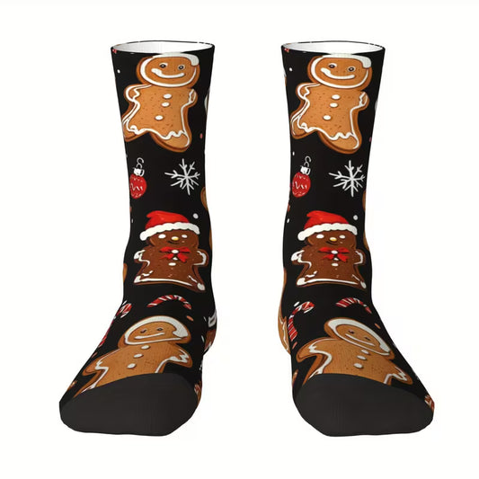 Julesokker med pepperkakemotiv