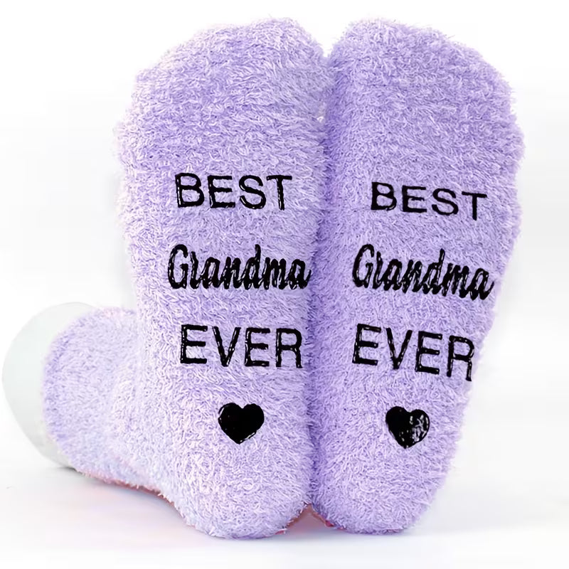 «Best Grandma Ever» – varme kosesokker til bestemor