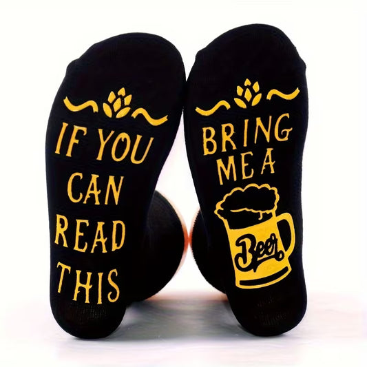 «If You Can Read This, Bring Me a Beer» – morsomme ølsokker