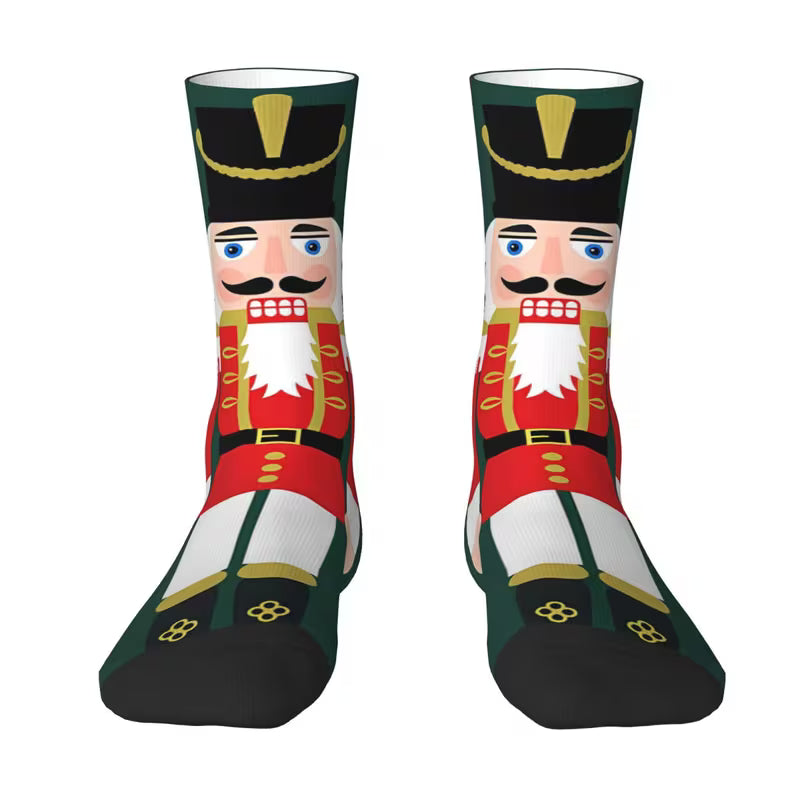 Julesokker med nøtteknekker-soldat