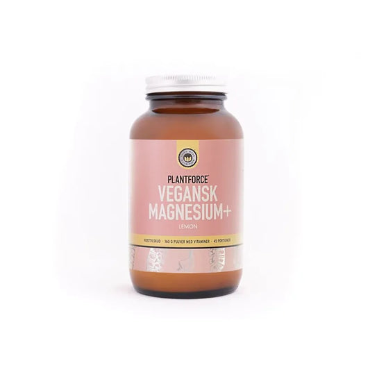 Plantforce vegansk magnesium pulver naturell 150 g