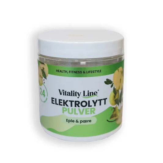Vitality line elektrolyttpulver eple og pære 120 g