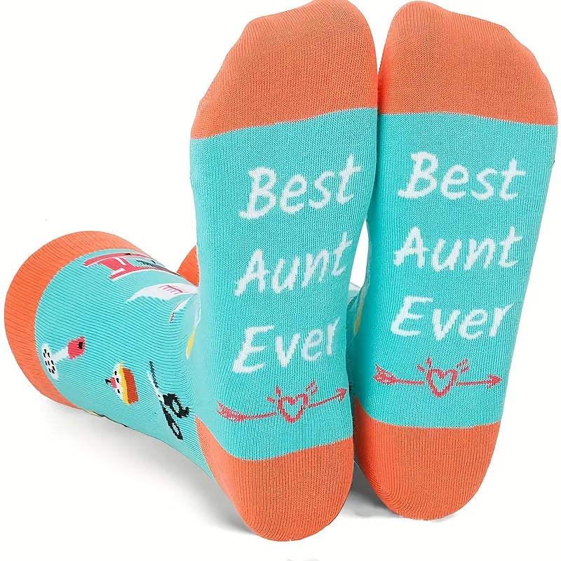 «Best Aunt Ever» – morsomme sokker til tante