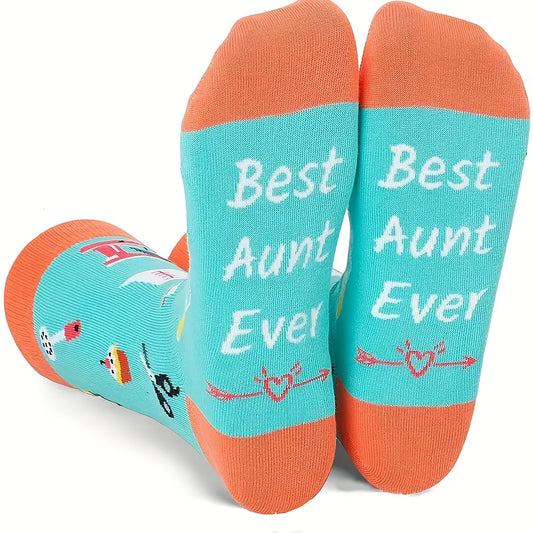 «Best Aunt Ever» – morsomme sokker til tante