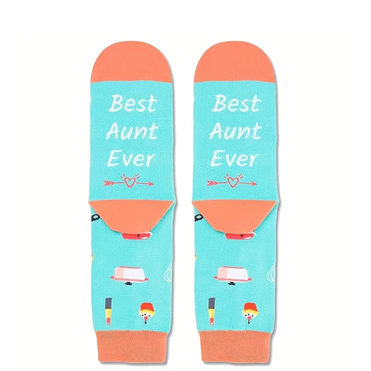 «Best Aunt Ever» – morsomme sokker til tante