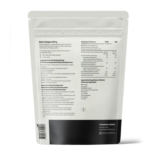 Collagen Protein - Kollagen protein fra storfe - 500g