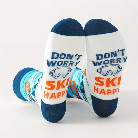 «Don’t Worry, Ski Happy» – morsomme skisokker