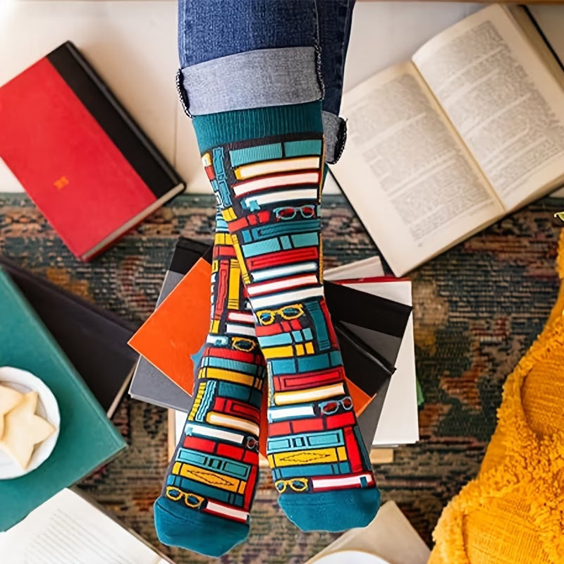 Shhh … jeg leser! – morsomme sokker for bokelskere