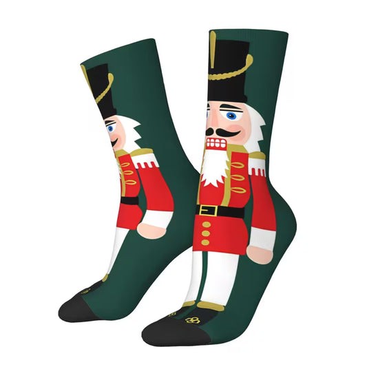 Julesokker med nøtteknekker-soldat
