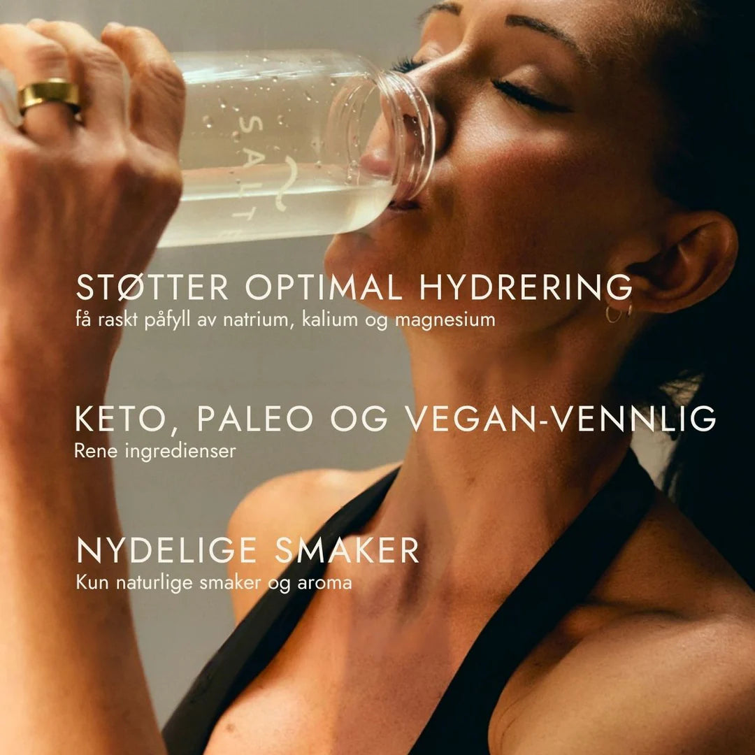 NYHET! SALTE Elektrolytter Vannmelon | 30 poser